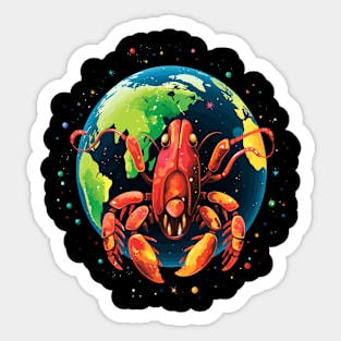 Lobster Earth Day Sticker